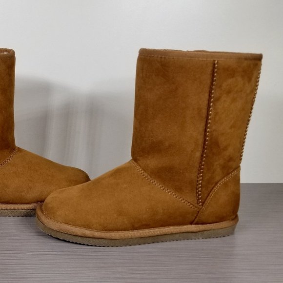 Harper Canyon Everly Faux Fur Lined Boot, Chestnut, Little Kid Size 3 (4-8 yr) - Picture 7 of 10